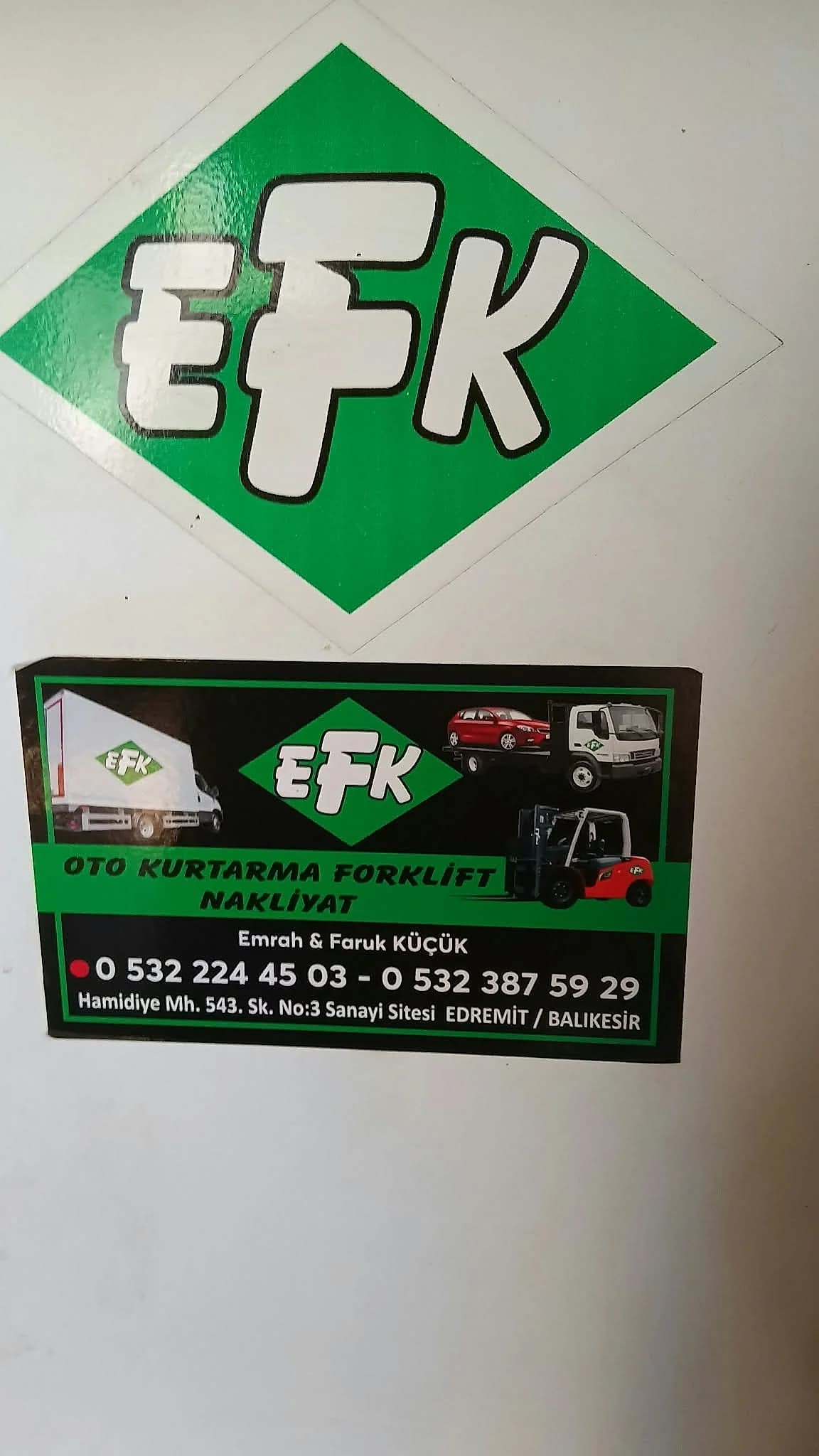 Akçay Oto Kurtarma forklift kiralama hizmeti